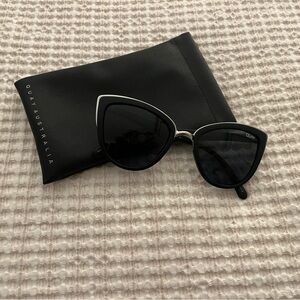 Quay cat eye black sunglasses